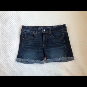 American Eagle Midi Jean shorts